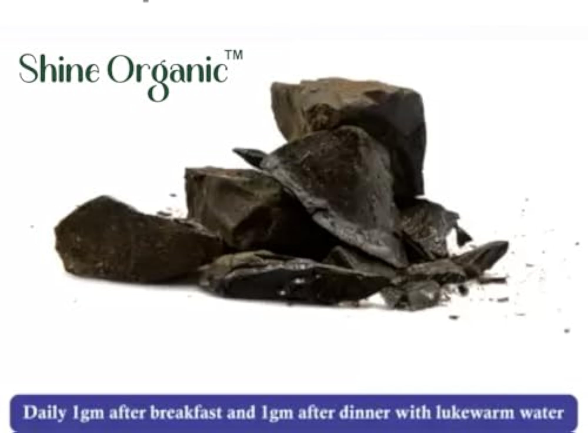 Shine Organic Kala Gond Siyah Gum, 100g